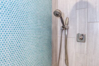 titled shower - small squares